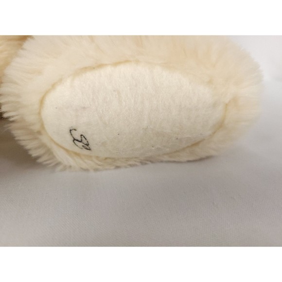 Cottage Collectibles Sue Coe Bear White Plush 18" Vintage 1999 Curved Paws GANZ - Picture 5 of 12